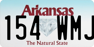 AR license plate 154WMJ
