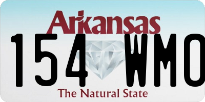 AR license plate 154WMO