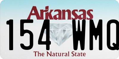 AR license plate 154WMQ