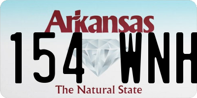 AR license plate 154WNH
