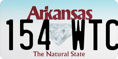 AR license plate 154WTC