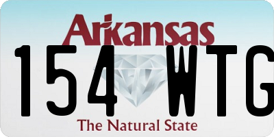 AR license plate 154WTG