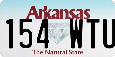 AR license plate 154WTU
