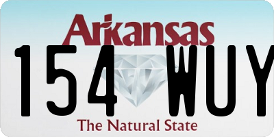 AR license plate 154WUY