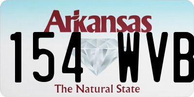 AR license plate 154WVB