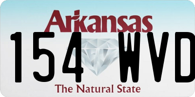 AR license plate 154WVD
