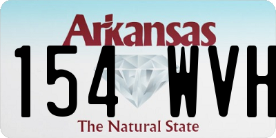 AR license plate 154WVH