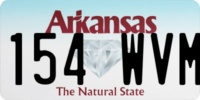 AR license plate 154WVM