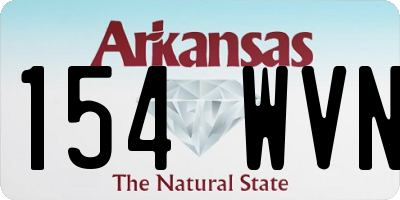 AR license plate 154WVN
