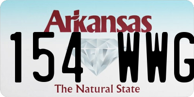 AR license plate 154WWG