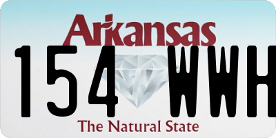 AR license plate 154WWH