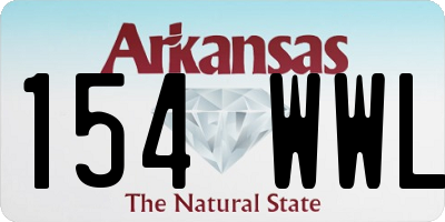 AR license plate 154WWL