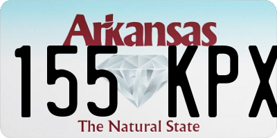 AR license plate 155KPX