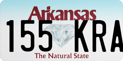 AR license plate 155KRA