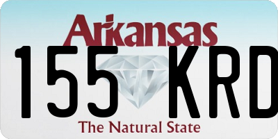 AR license plate 155KRD