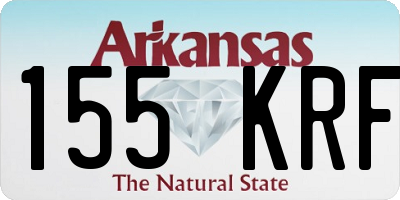 AR license plate 155KRF