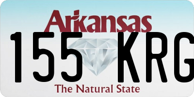 AR license plate 155KRG