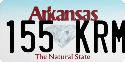 AR license plate 155KRM