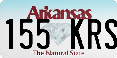 AR license plate 155KRS