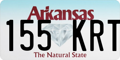 AR license plate 155KRT