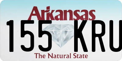 AR license plate 155KRU