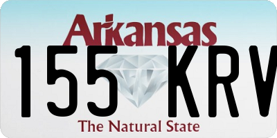 AR license plate 155KRV
