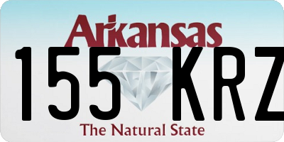 AR license plate 155KRZ