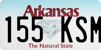 AR license plate 155KSM