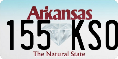 AR license plate 155KSO