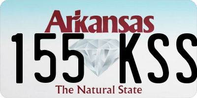 AR license plate 155KSS