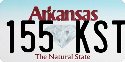 AR license plate 155KST