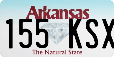 AR license plate 155KSX