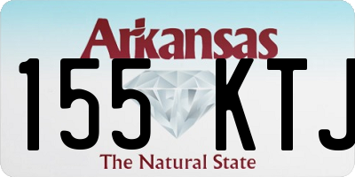 AR license plate 155KTJ