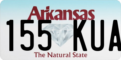 AR license plate 155KUA