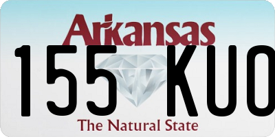 AR license plate 155KUO