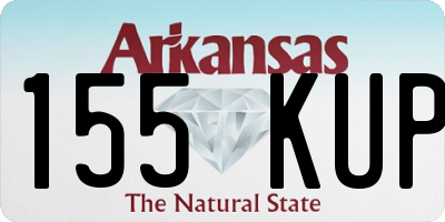 AR license plate 155KUP