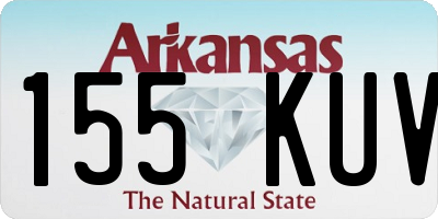 AR license plate 155KUV