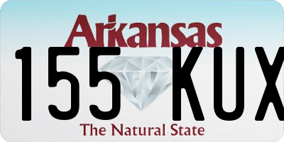 AR license plate 155KUX