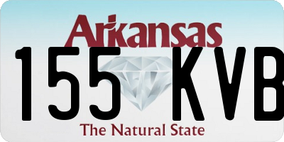 AR license plate 155KVB
