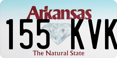 AR license plate 155KVK