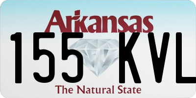 AR license plate 155KVL