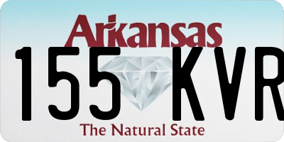 AR license plate 155KVR