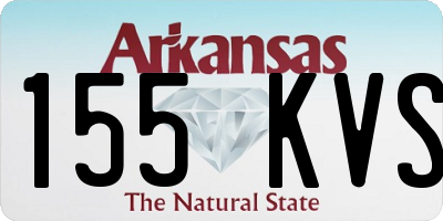 AR license plate 155KVS