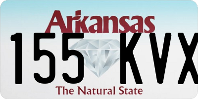 AR license plate 155KVX