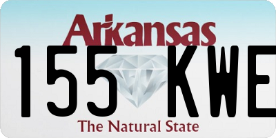 AR license plate 155KWE