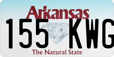 AR license plate 155KWG