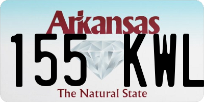 AR license plate 155KWL