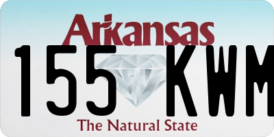 AR license plate 155KWM