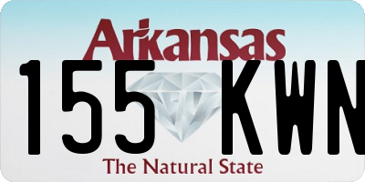 AR license plate 155KWN