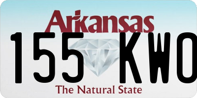 AR license plate 155KWO